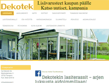 Tablet Screenshot of dekotek.fi